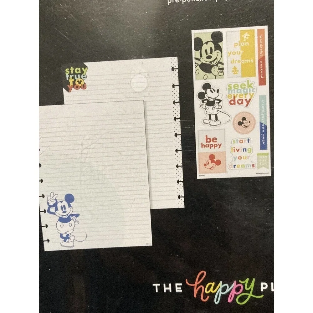 HAPPY PLANNER Disney Mickey Mouse 72 Piece Planner Accessories Stickers Bookmark